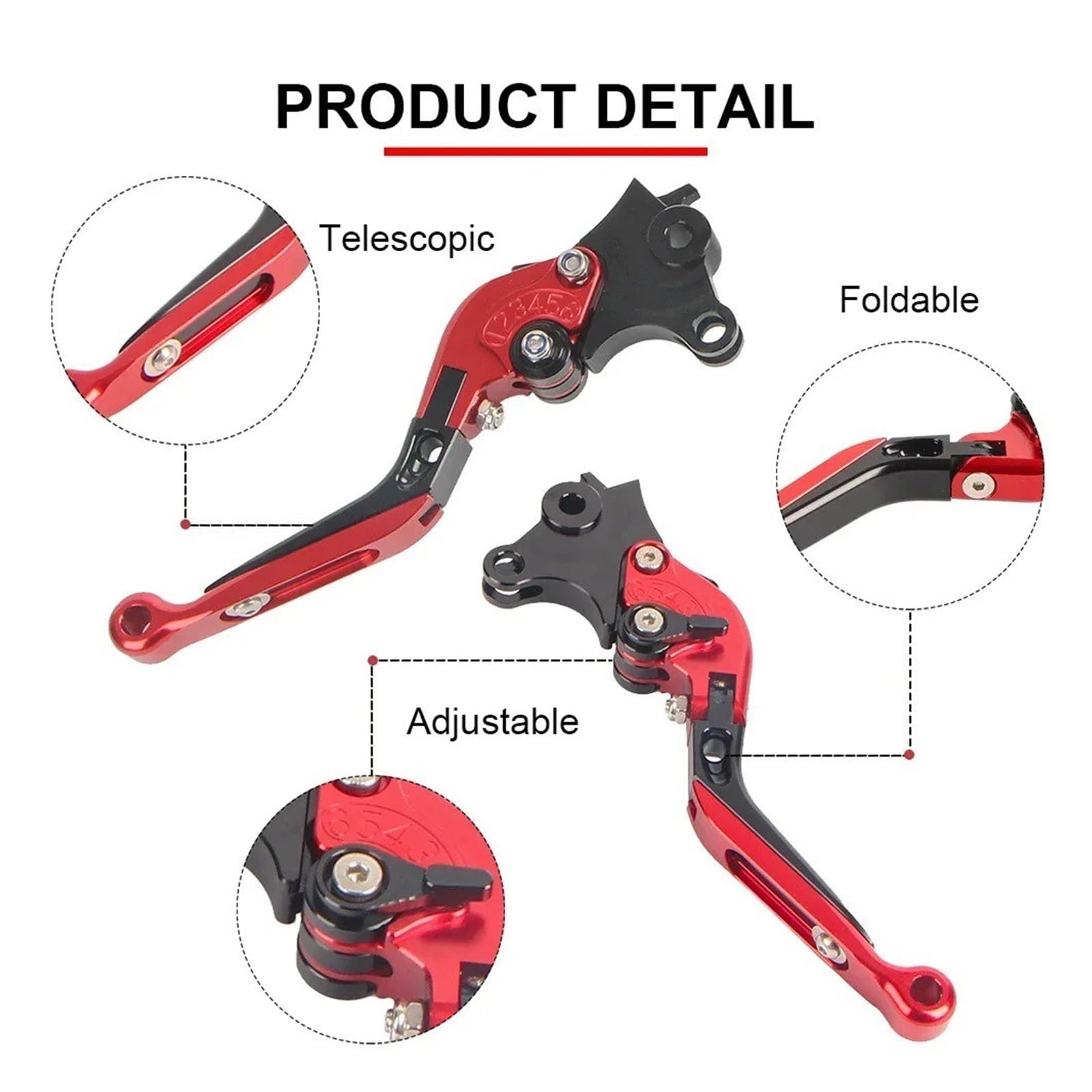 Kit di Montaggio della Leva Per BMW Per R1200 1250 GS LC GS1200 Adv R1250GSA Manubrio Per Moto Leva Di Controllo Freno Frizione Pieghevole(D)