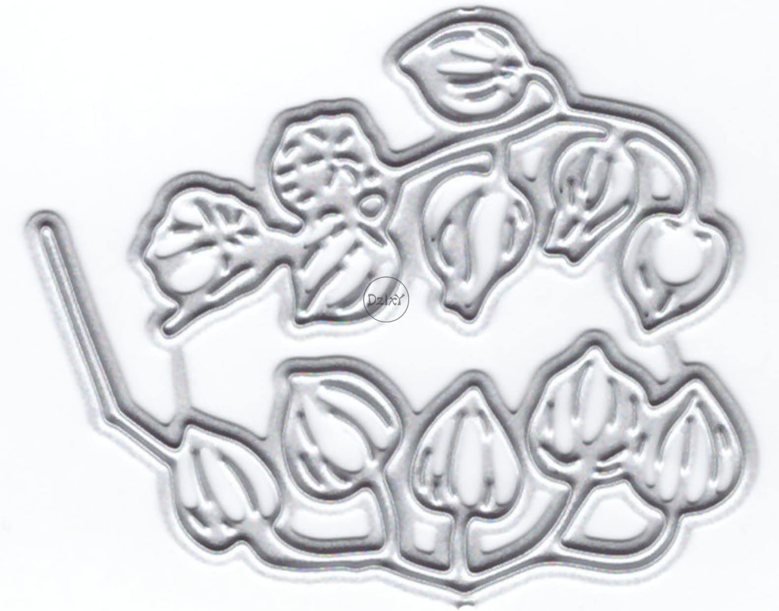 DzIxY Pretty Lantern Leaves Metal Cutting Dies for Card Making Kit Embossing Paper Die Cuts Scrapbook Machine Stencils Storage Pockets Supplies