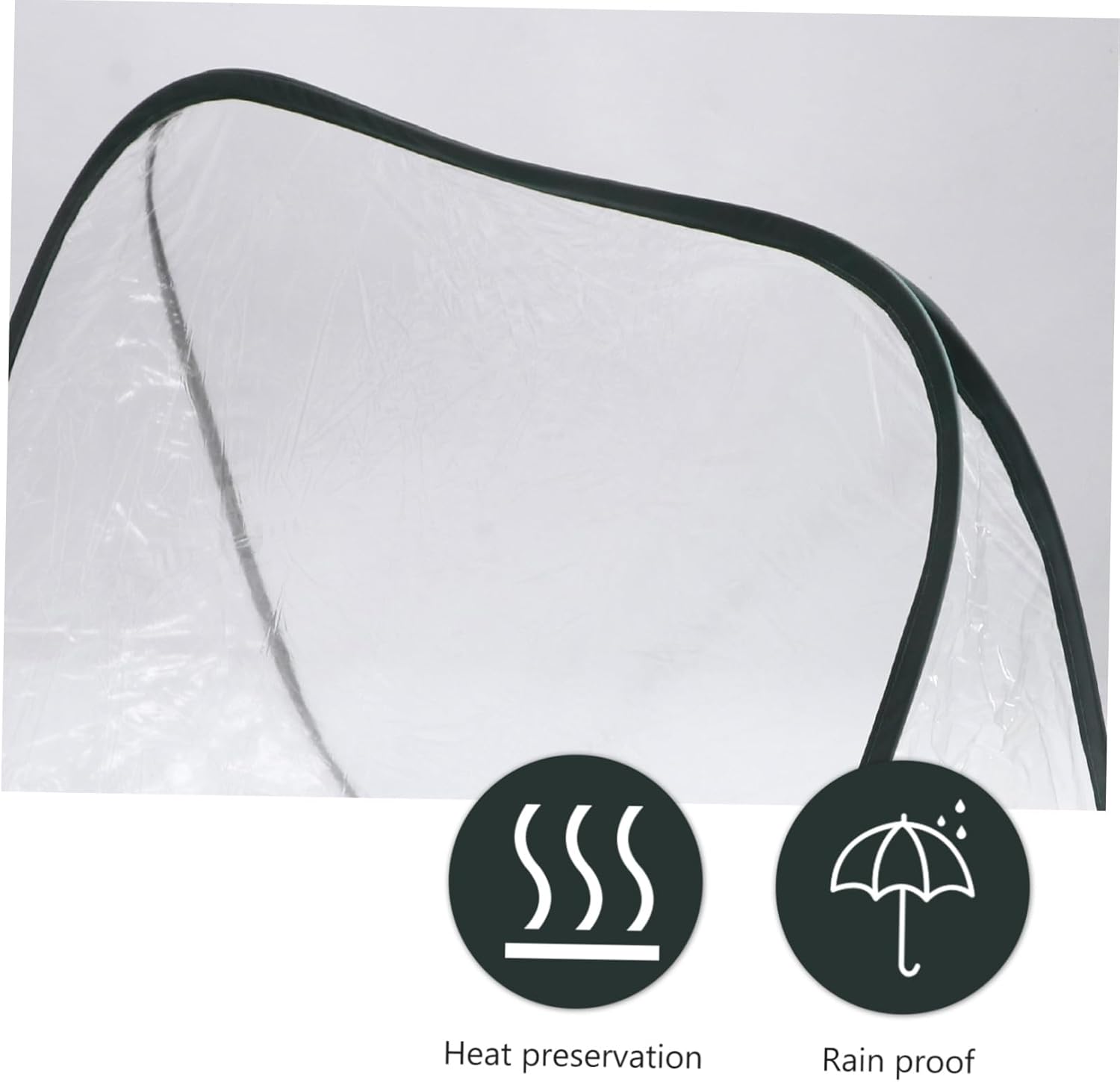 Generic Foldable Mini Greenhouse Canopy for Garden Plants Cold Shelter Transparent Heat Preservation Plant House Portable Outdoor Tent Protection