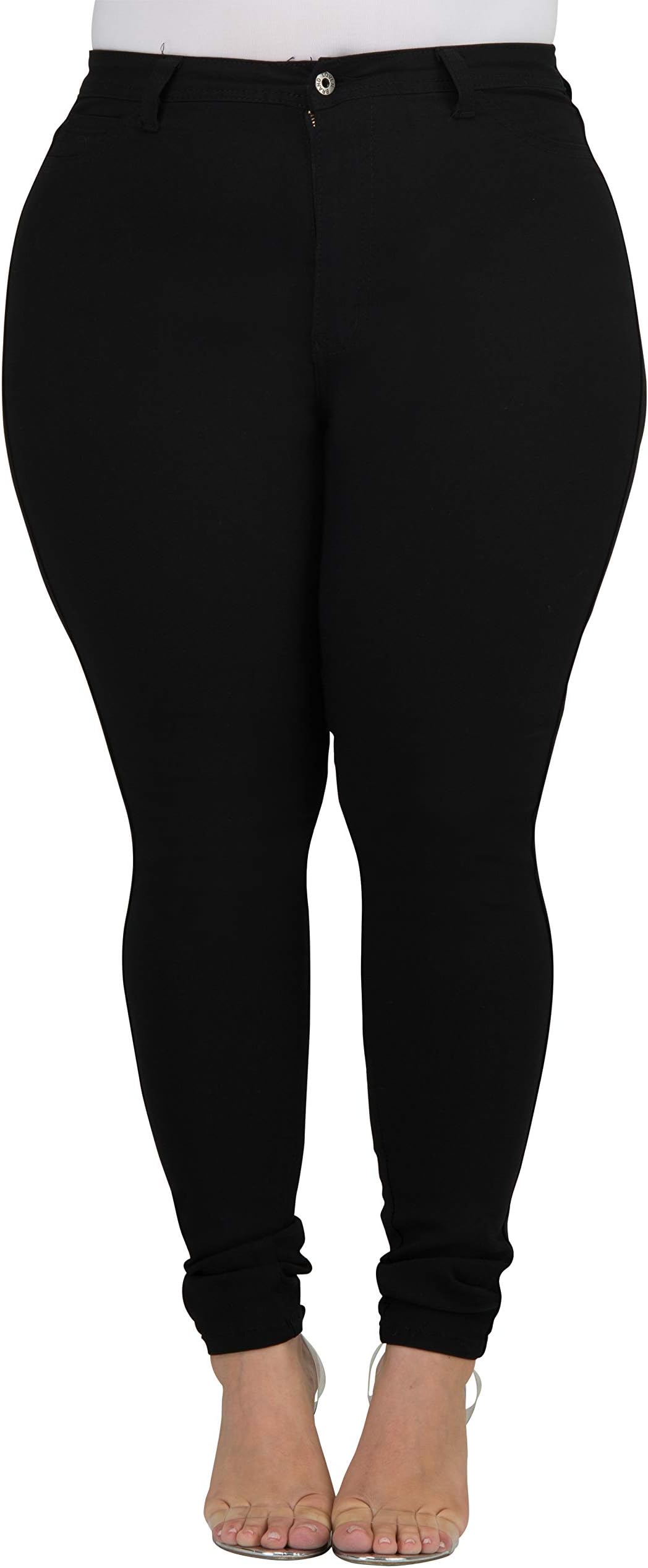 LOVER BRAND FASHION High Waisted Women Petite-Plus Size (1XL-4XL) Stretch Colored Jeans Pants