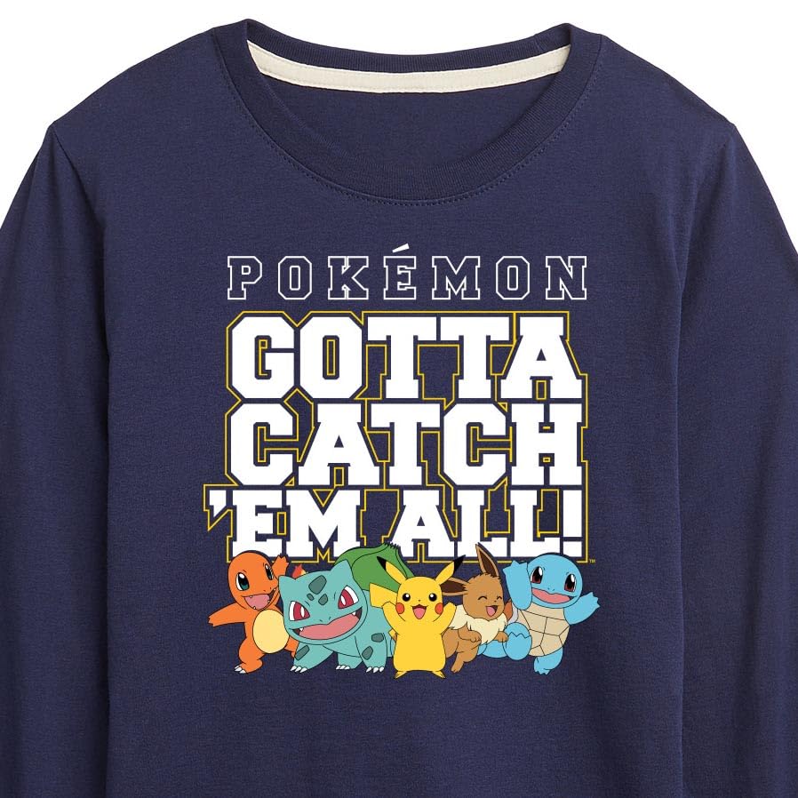 HYBRID APPAREL - Pokémon Gotta Catch 'Em All - Kids Long Sleeve Graphic T-Shirt3