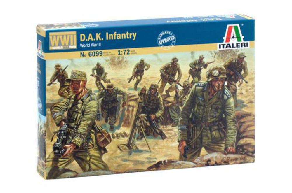 Italeri 1/72 2nd World War German DAK Infantry