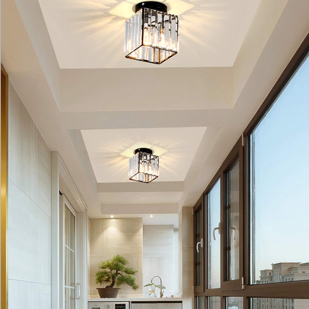 Plafonnier Moderne Forme Cage Métal - Lustre Suspension Géométrique E27 Pour Salon Chambre Restaurant