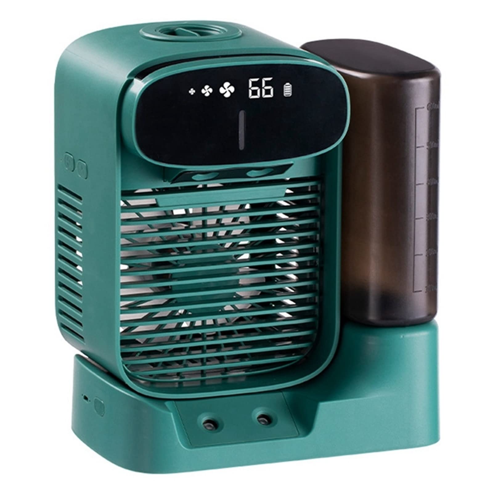 GLETSF Portable Air Conditioner Portable air conditioner fan with humidifier table top cooling ，White