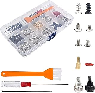 330 Pieces Computer Screw Set, Computer Standoffs Sets, Motherboard Standoffs Screws, Computer Screws Assortment, Computer Screws Set, for Hard Drive Pc Case Motherboard