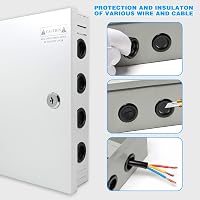Zocipro Gumi Kábelátvezetők Készlet 200 db - Fekete Gumidugók 7 Méretben Kábelek Védelmére 7-25mm Átmérővel 4
