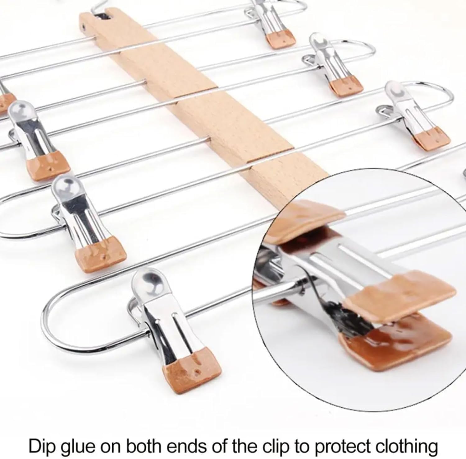 Colgador De Faldas con Clips Antideslizantes, Organizador De Ropa con Soporte De Carga Fuerte, Giratorio De 360 ​​Grados, Ahorro De Espacio, 3 Uds. para Sudadera