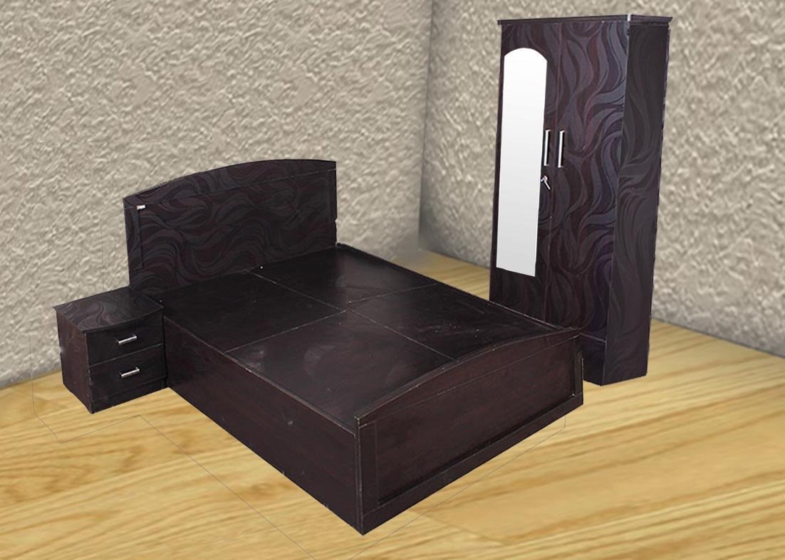 Nova Furnitures Studio Cycrus Bedroom Set Amazon.in Home & Kitchen