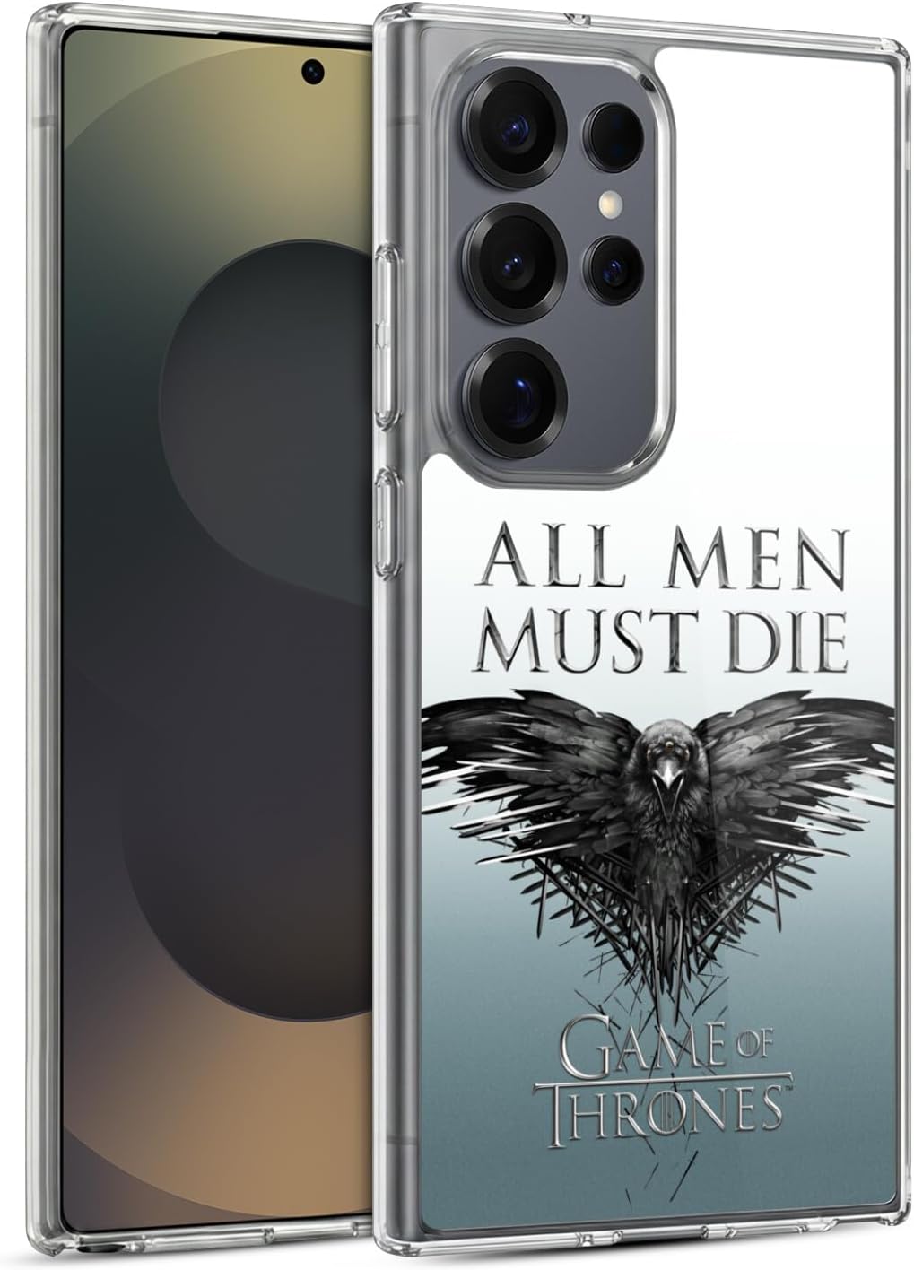 Head Case Designs Officially Licensed HBO Game of Thrones Iron Throne Key Art Gel Case [Military Grade Protection] Compatible with Samsung Galaxy S25 Ultra and Compatible with MagSafe