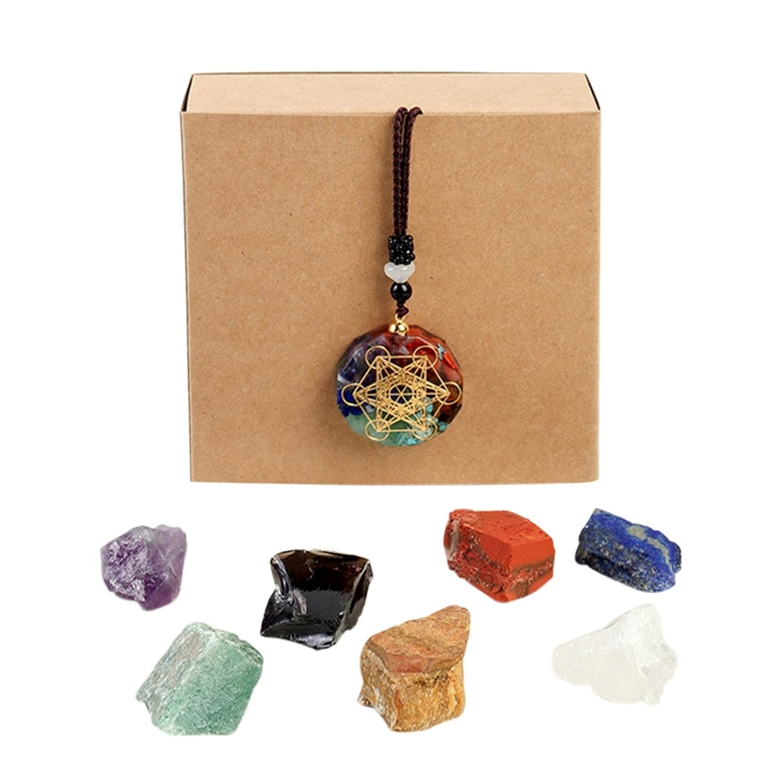 Chakra Pierres et Cristaux pour Votre Espace de Méditation et Yoga