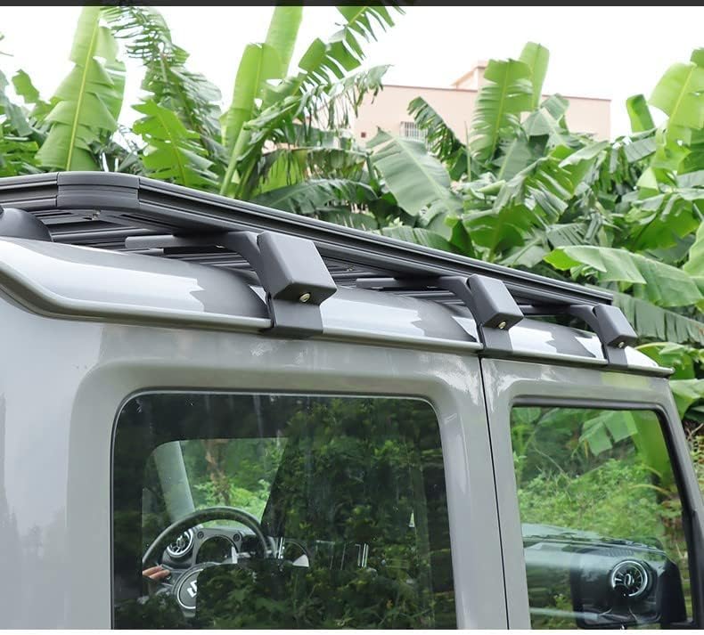 Barre Portatutto Per Suzuki Jimny 3 Porte JB64 JB74 (2018-2024), In Alluminio Leggero E Antiruggine, Aerodinamiche, Facili Da Montare Senza Fori
