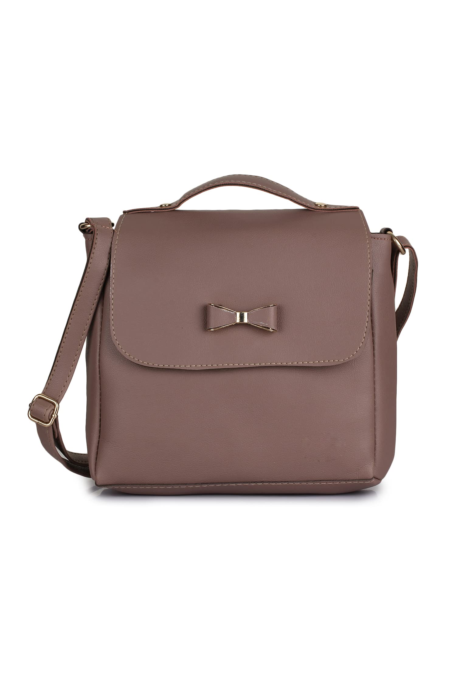 Vogue Street PU Sling Bag For Girls/Women - Brown (B07QKF18D6) Amazon Price History, Amazon Price Tracker