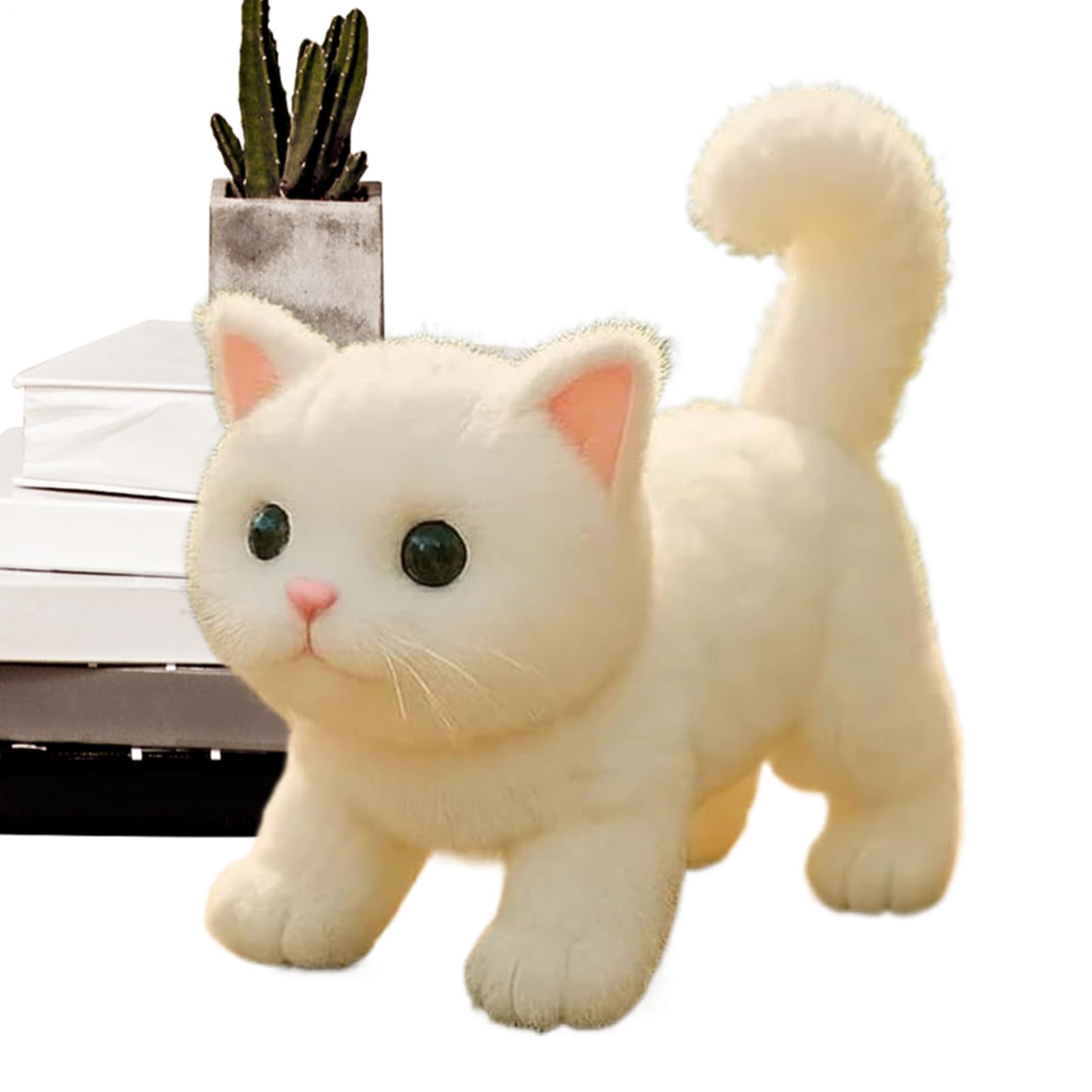 Generico Gatto Robot Realistico - Gatto Elettrico Finto | Regalo per Bambini e Adulti nelle Feste come San, Compleanni e Famiglia, Ideale per Ragazze, Ragazzi e Uffici