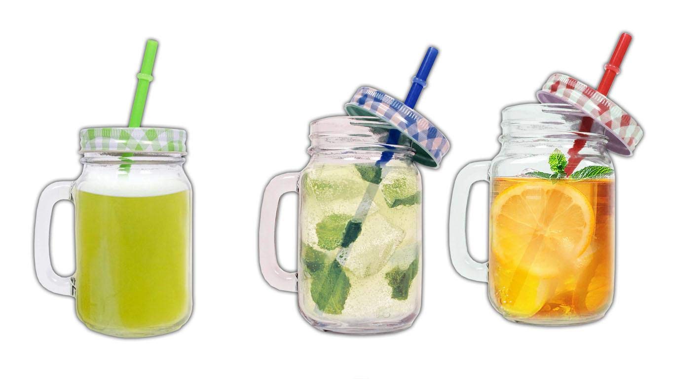 FEELINGS Transform Your Daily Sips into Blissful Moments with These Feelings 500ML Mason Jar Mugs - Set of 3