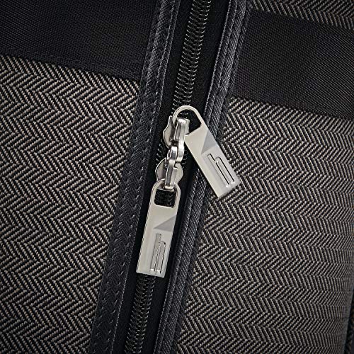Hartmann Deluxe Weekend Duffel, Black Herringbone, One Size