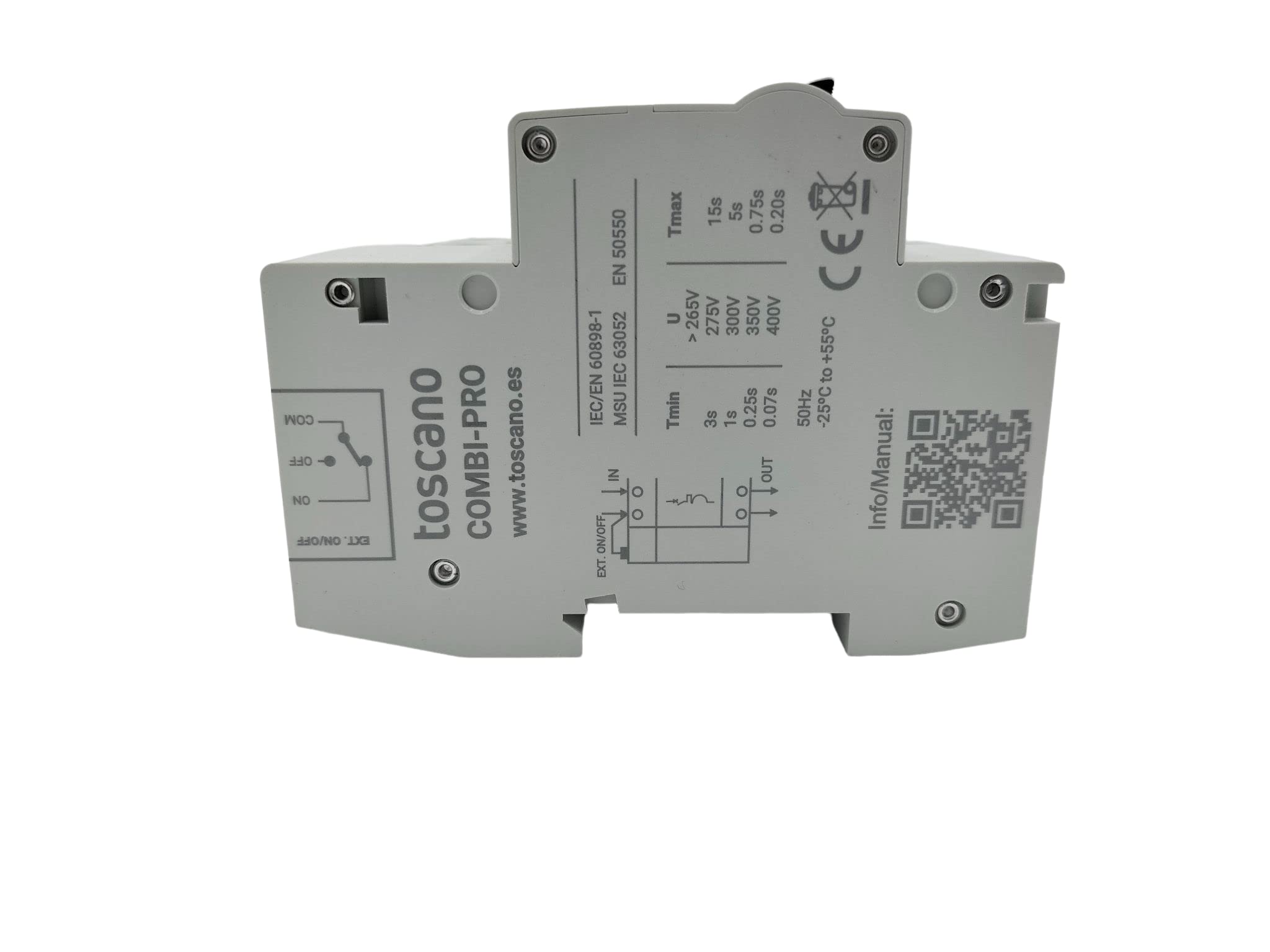 RASMACOR TOSCANO V2T-15 Überspannungsschutz - 1-phasig 15kA Klasse II