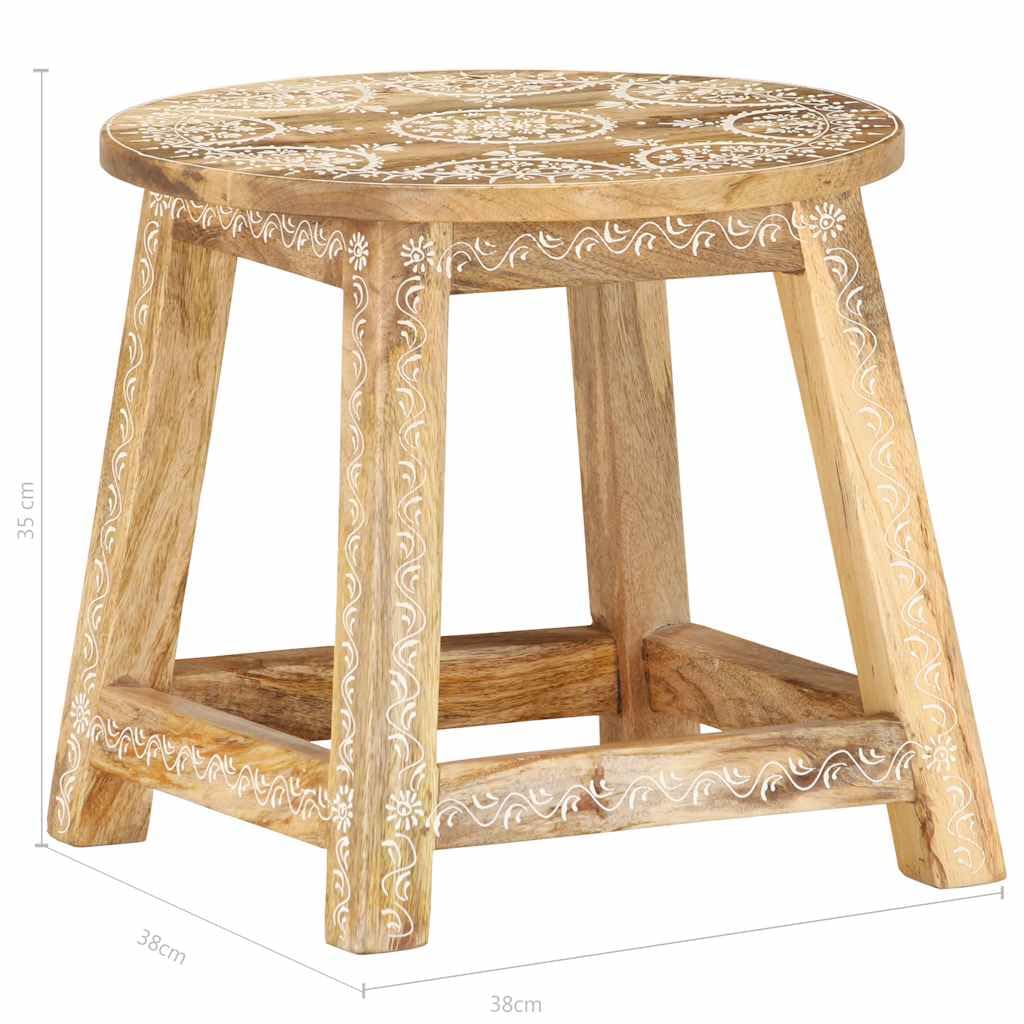 Generisch Sgabello dipinto a mano, 38 x 38 x 35 cm, in legno massello di