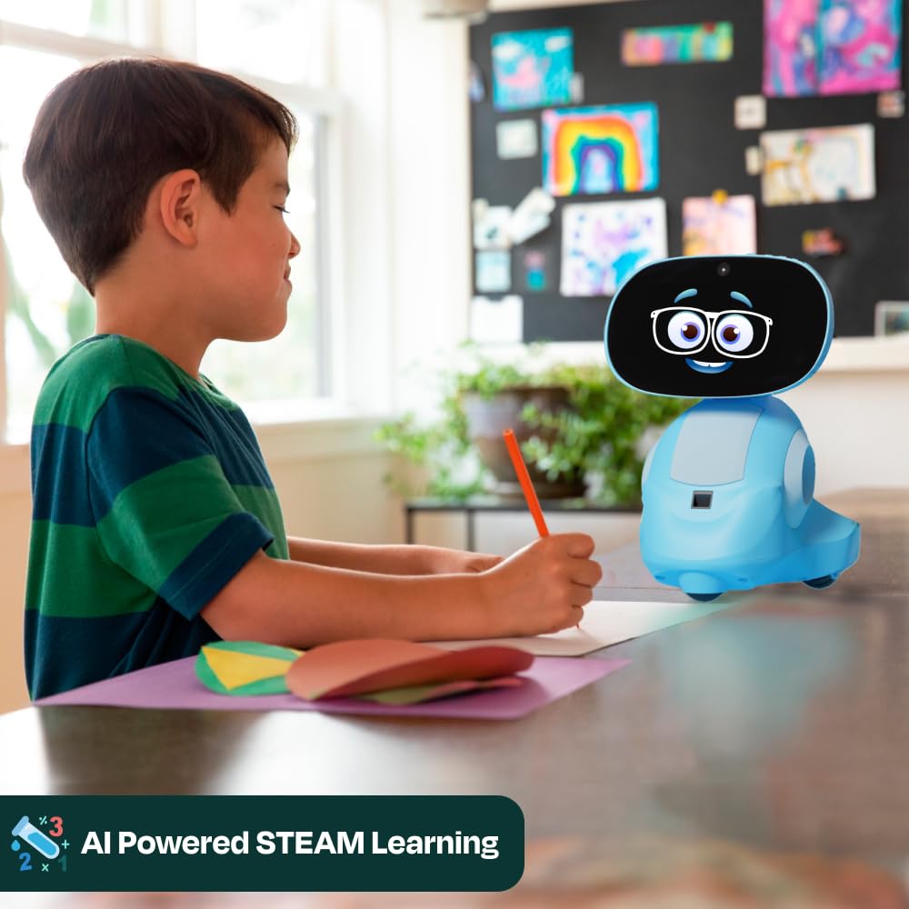 Miko 3 AI Robot for Kids – Smart Educational & STEAM Learning Robot with Interactive Apps, Games, Stories & Activities for Girls & Boys Ages 5–10 | Red