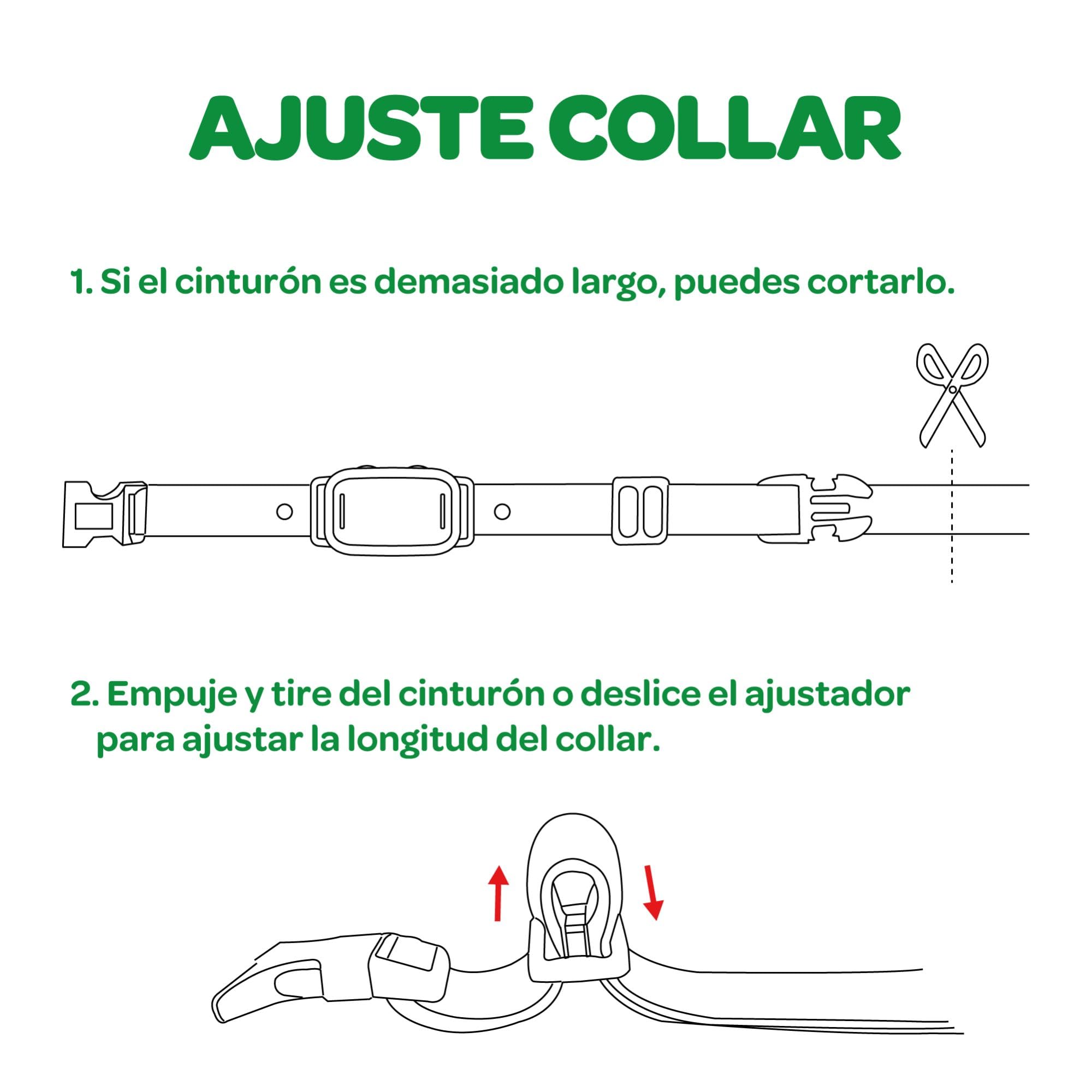 Collar Antiladridos y Adiestramiento Vibración para Perros | Tamaño Ajustable |7 Niveles de Vibración y 3 Modos de Trabajo | Recargable y Resistente al Agua | Cumple Ley Bienestar Animal 2024