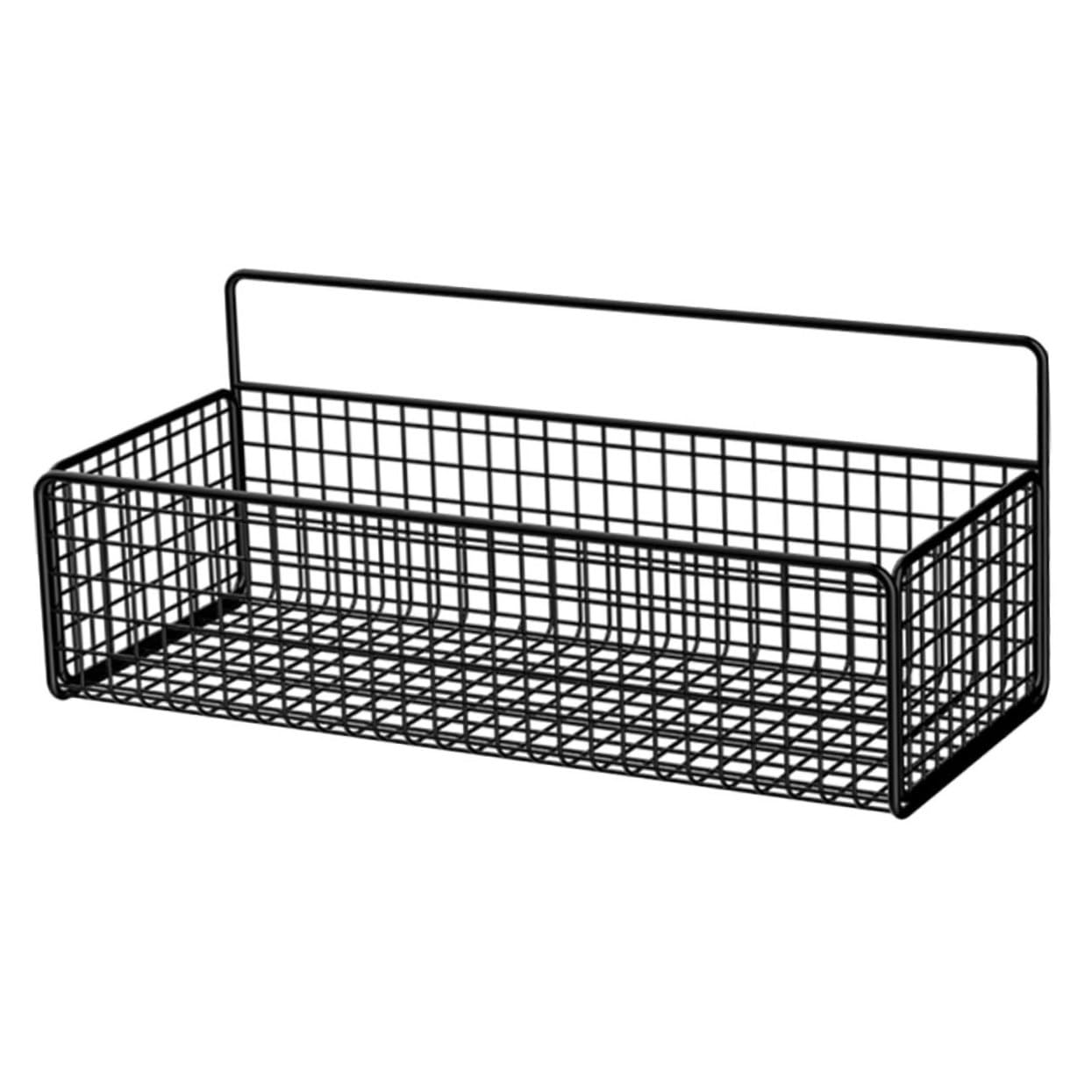 TOPPERFUN Wall Mounted Shower Caddy Organizer Iron Hanging Storage Basket for Bathroom Kitchen No Drilling Required Practical Bathroom