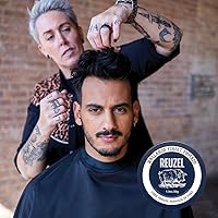 Vista 11 de REUZEL Fiber Pomade, Firm and Pliable All Day Hold, Water Soluble Styling, Low Shine and Flake Free, Easy To Wash Out, For All Hair Types