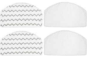 4-Count HOMEXCEL Steam Mop Replacement Pads Compatible with Bissell Powerfresh Steam Mop