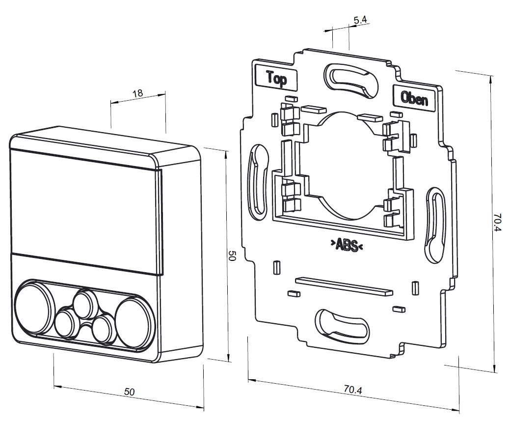 WIR elektronik, eWickler Standard 3 Fenster Funk-Set, eW930-F-M, 3x elektrischer Gurtwickler + 1x Funkuhr eU140, für 15mm Gurtband, Aufputz, bis 45Kg, Fahrtzeiten einstellbar, inkl. Netzstecker