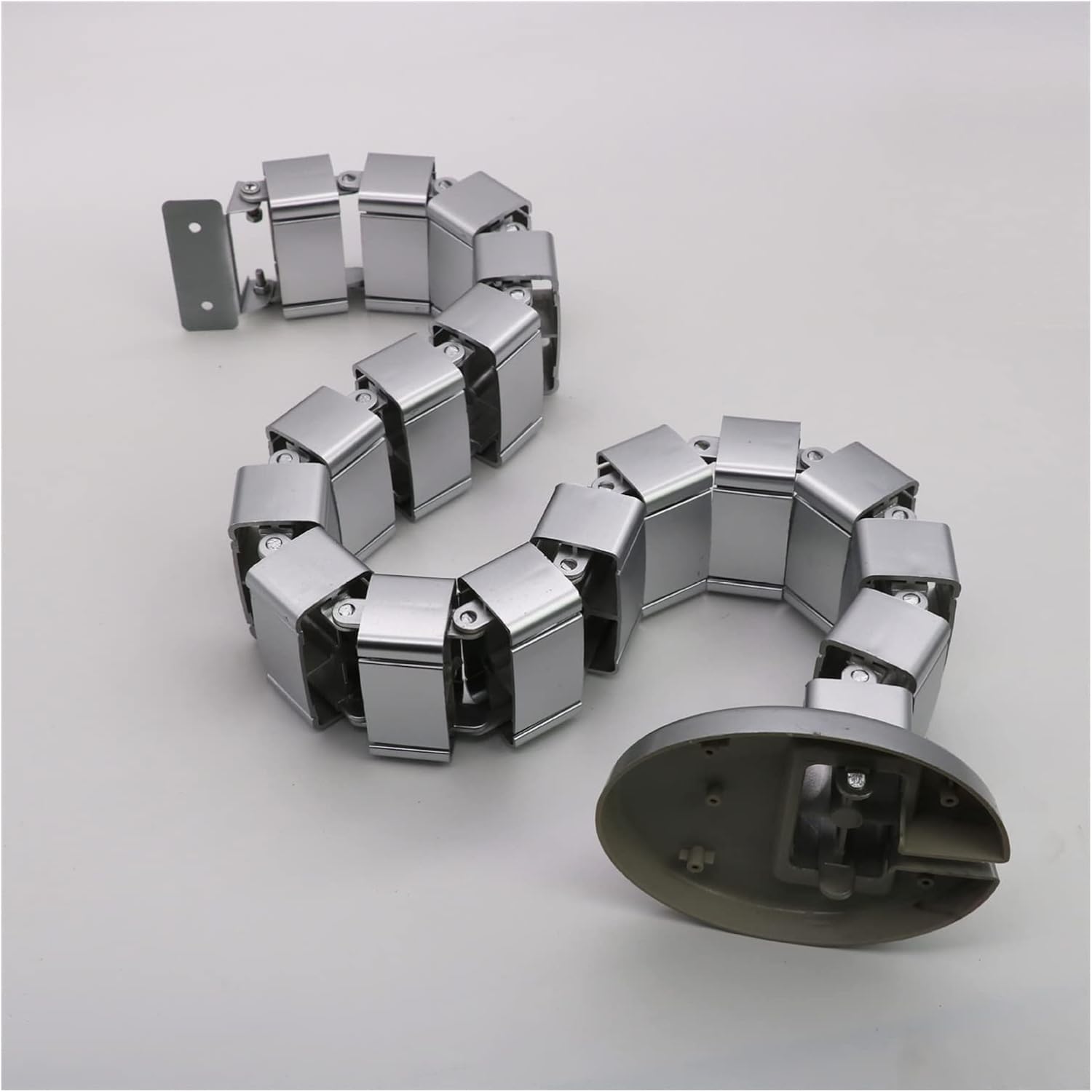 Cable Sleeves-780mm Flexible Cable Organizer Storage Office Desk Threading Tube tv Wire Cord Protector Management Tidy Accessories (Color : Silver)