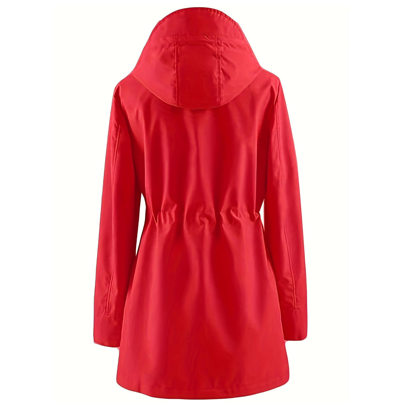 NZYIHAO Giacche impermeabili da donna, impermeabili, impermeabili, per le mezze stagioni, antivento, impermeabili, con cappuccio e poncho antipioggia di grandi dimensioni, traspiranti, in tinta unita