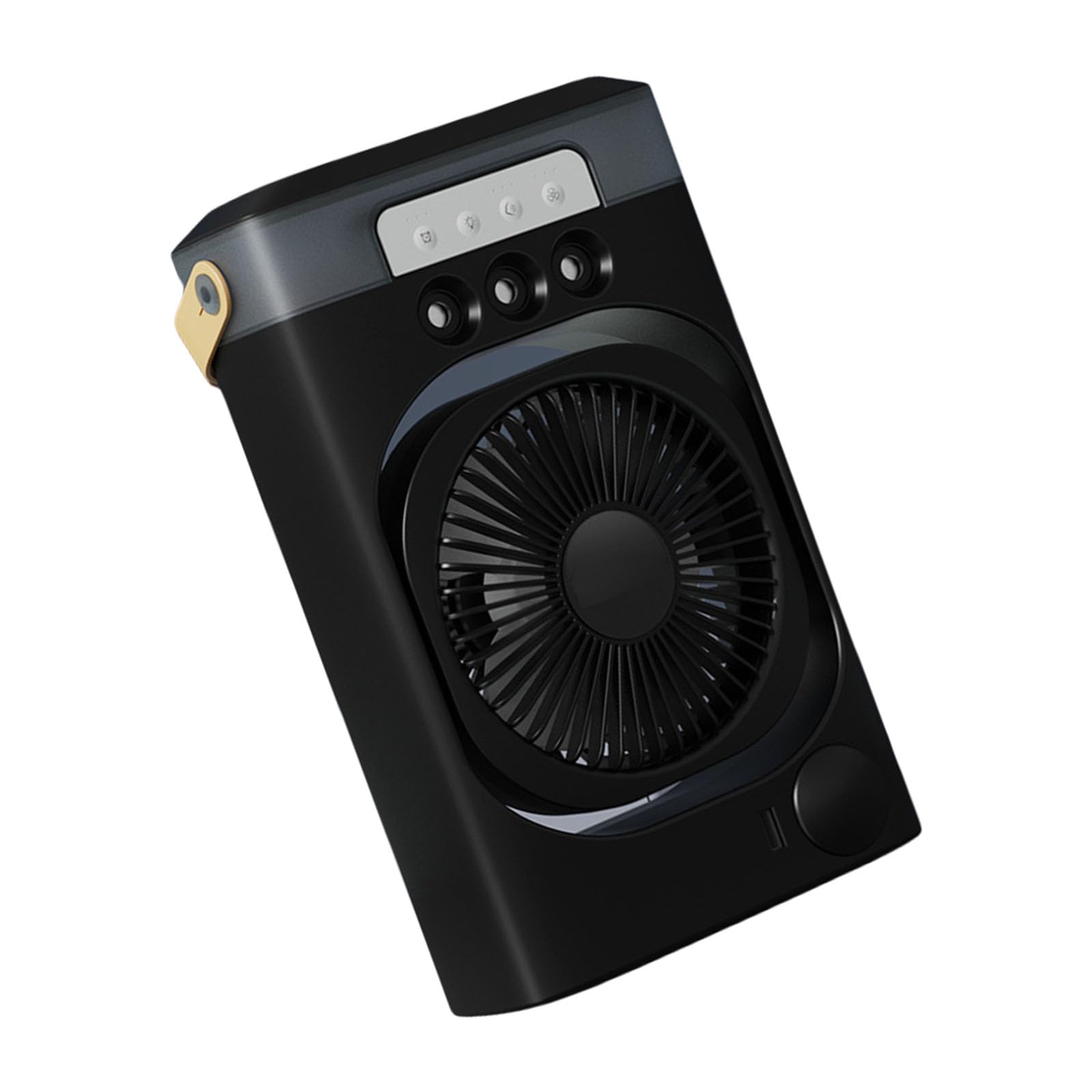 Ljhnba Black Desktop Air Conditioning Rechargeable Air Cooling Machine 3 Speeds Great For Home Dormitory Own Cooling Portable Mists Fan