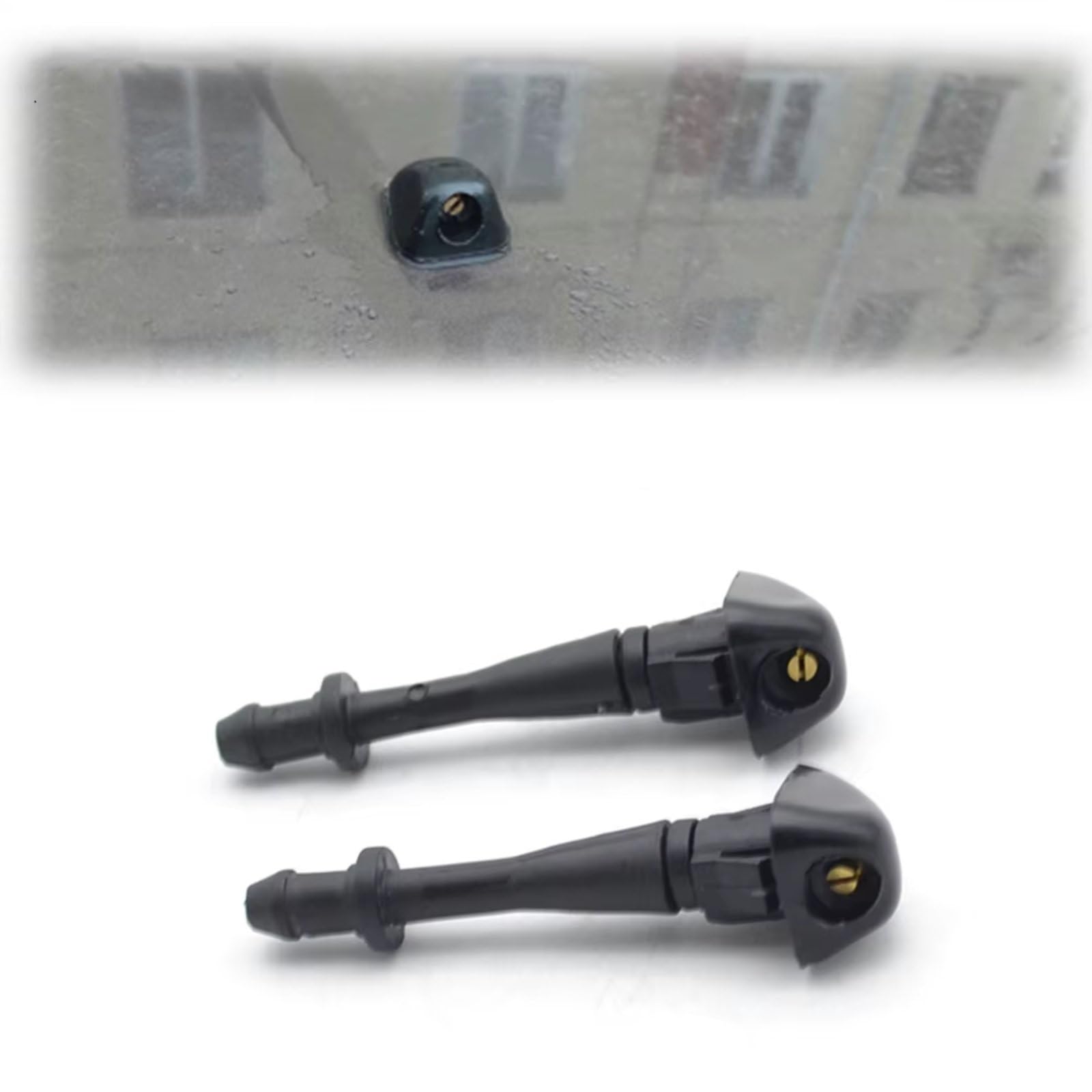 Compatibile Con Great Per Wall X200 X240 2010 2011 2012 2013 2014 2015 Coppia Ugelli Lavavetri Per Parabrezza Finestrini Anteriori