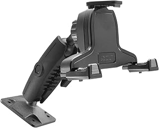 iBOLT xProDock Bizmount AMPs - Heavy Duty Drill Base Mount and 2m microUSB Cable for Android Smartphones- for Cars, Desks, Countertops: Great for Commercial Vehicles, Trucks, and Telematic Commuters