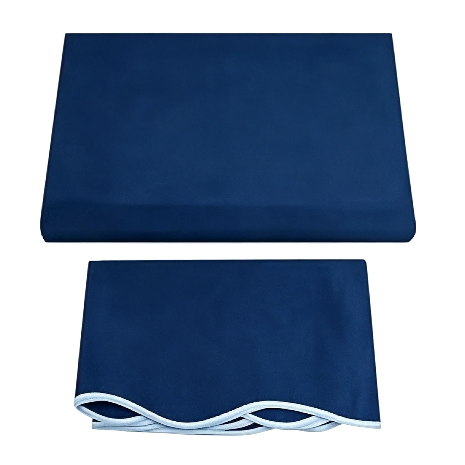 Tela de recambio azul para toldo con la que solucionar el desgaste por sol y lluvia
