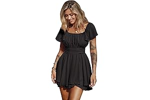 Sultry Goth Romper: Embrace the Night in Mysterious Elegance