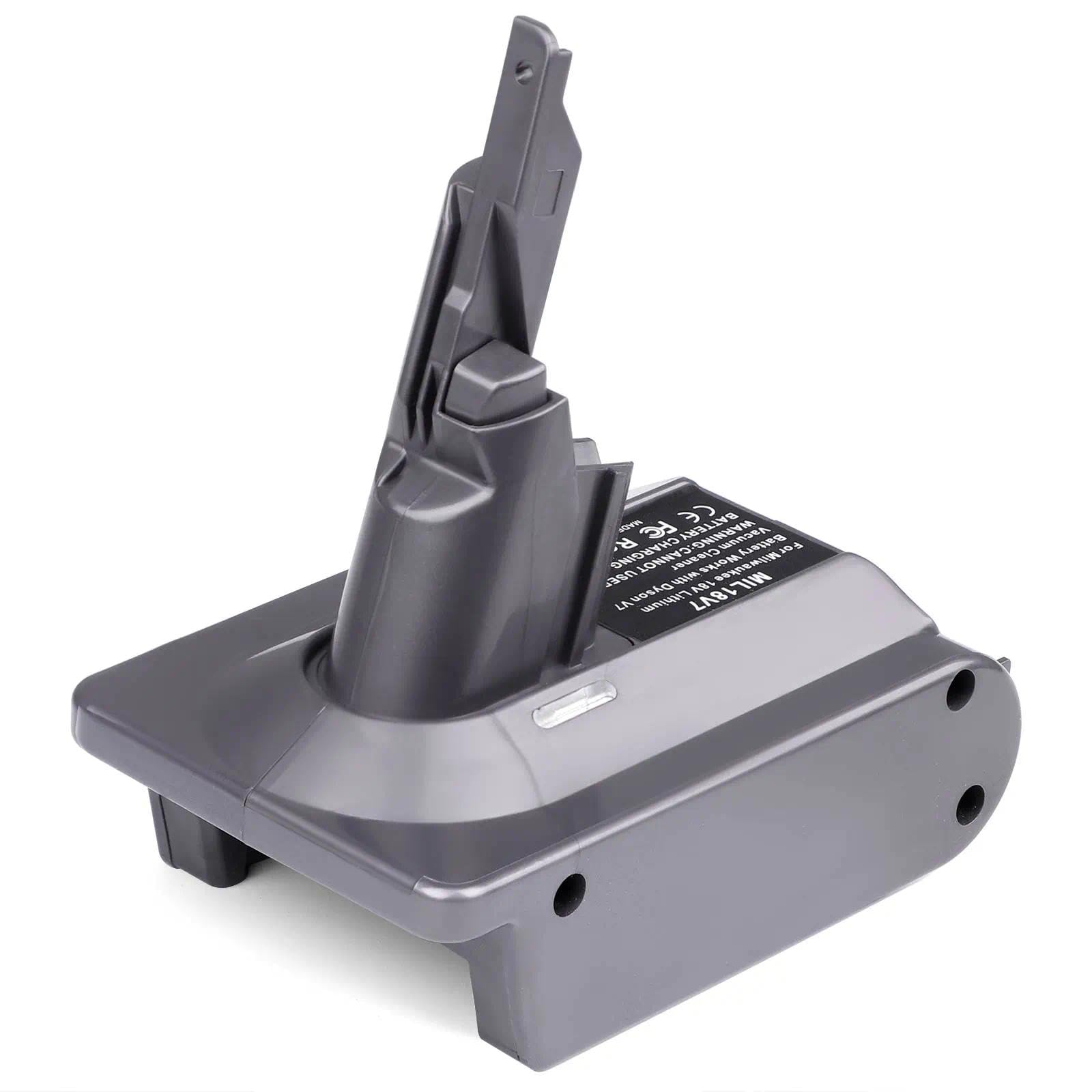 BTRUI V7 Battery Adapter for Einhell 18V Power X Lithium Series to Dyson V7 Animal Fluffy Motorhead Portable Vacuum Cleaner Converter (EIN18V7 Adapter) — image 1