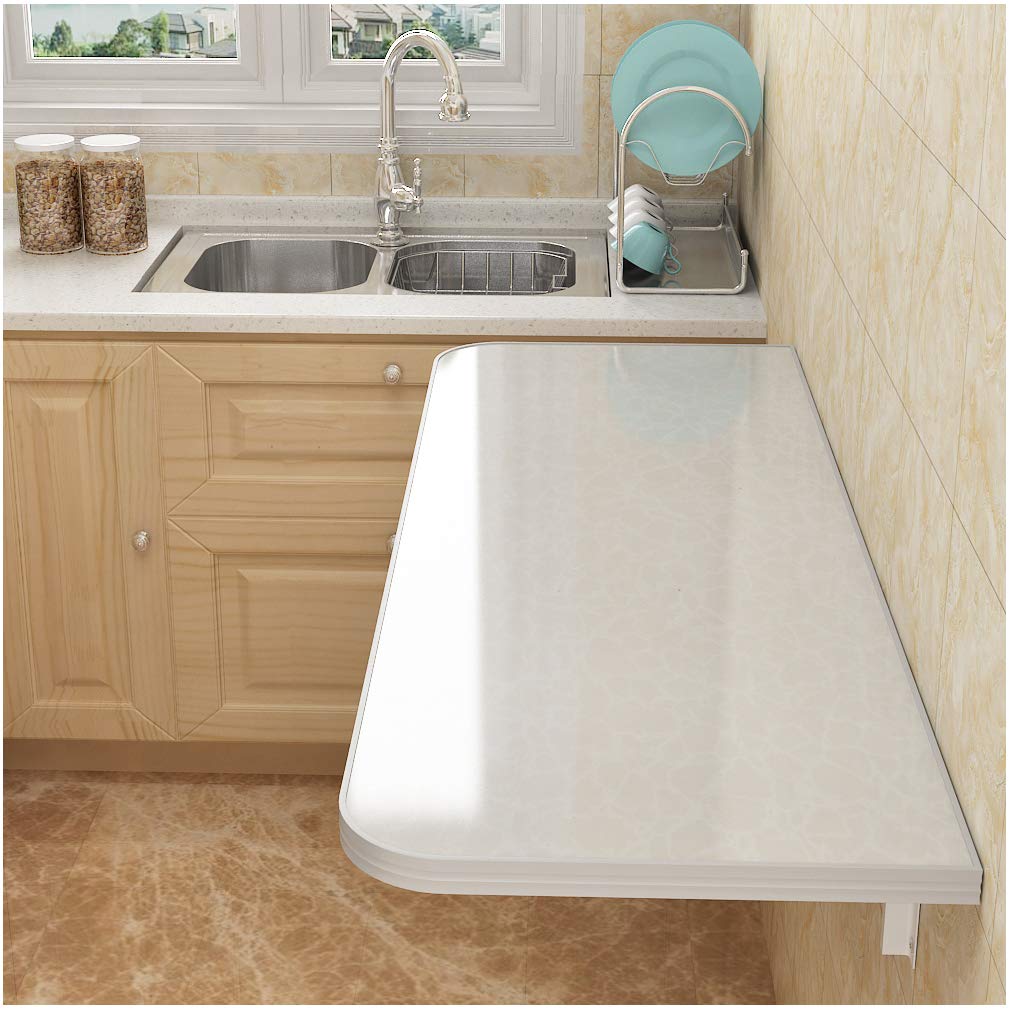 Table pliante murale pour cuisine petite table murale rabattable marbre bureau à domicile