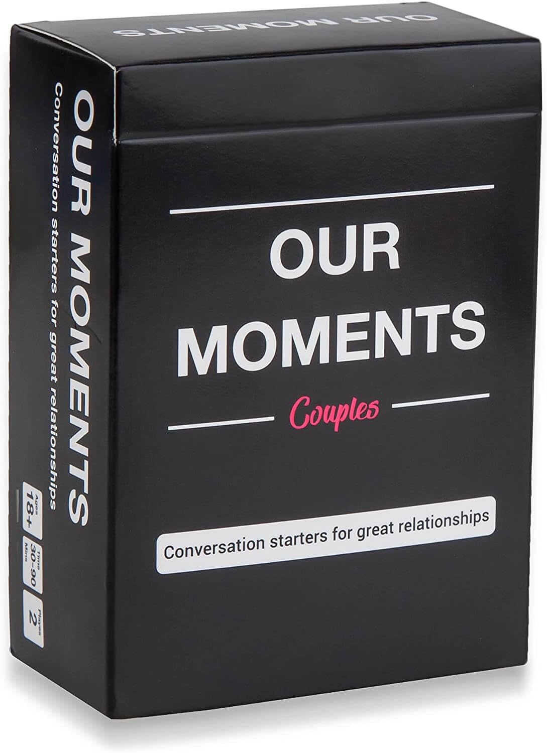 Awestuffs Family Board Games For Adults - Ages 18 And Up, 2+ Players (Our Moments Couples), Multicolor
