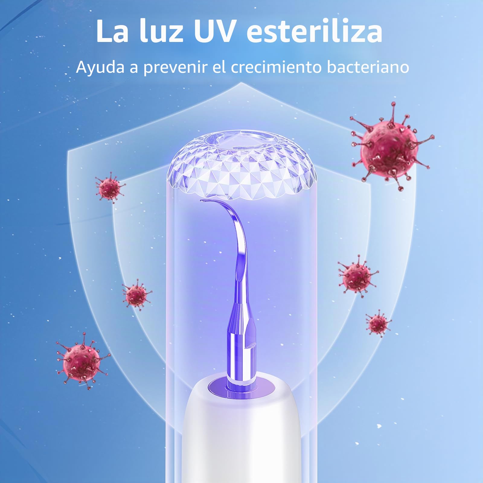 Removedor de sarro ultrasónico, juego de limpieza de dientes ultrasónico para perros, limpiador dental para mascotas, 5 modos ajustables, herramientas de limpieza de dientes para perros y