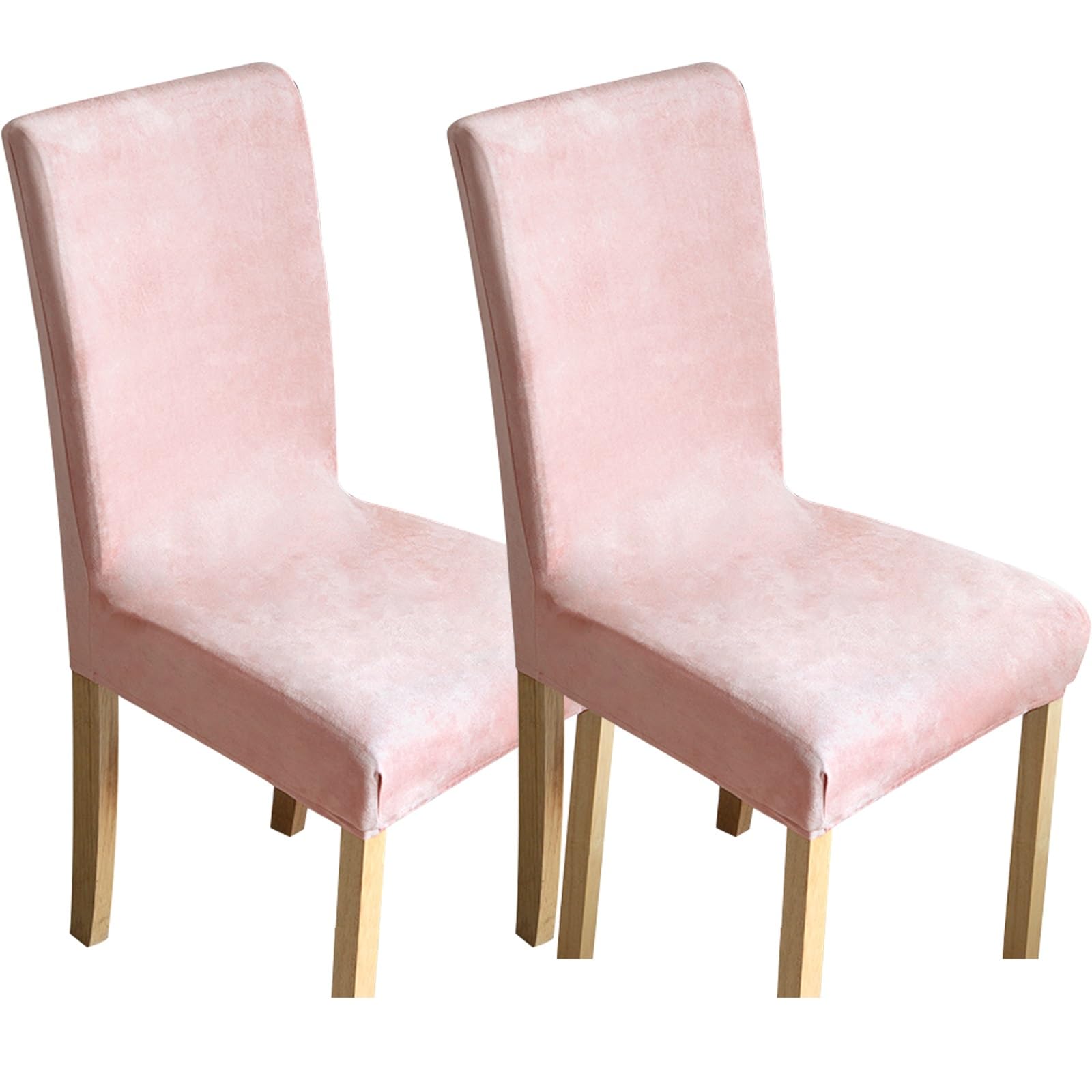 Housses de chaise de salle à manger extensibles et amovibles lavables motif F