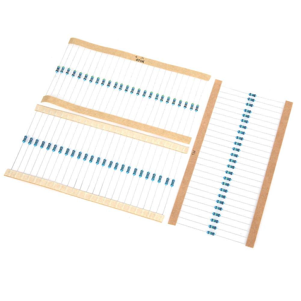 1565PCS 7 Kinds Electronic Component Assorted Kit Capacitor Electrolytic Capacitors LED Diode Transistor 1/4W Resistor Triodes 3MM LEDs 5MM LEDs