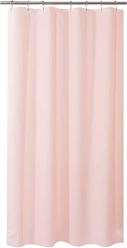 Vista 68 de AmazerBath - Cortina pequeña de plástico transparente para ducha, 36 x 72 pulgadas, de alta resistencia, gruesa, de acetato de vinilo polietileno