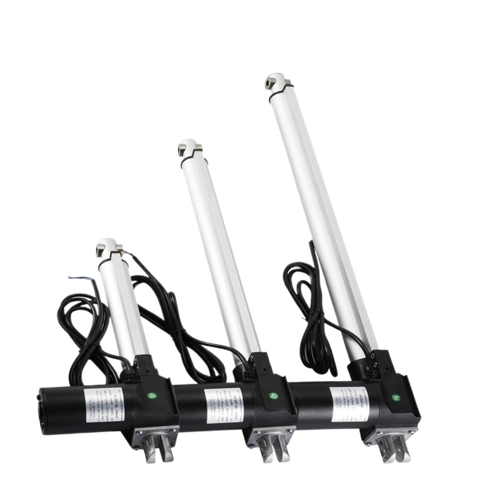 Motore Elettrico DC 12/24V Attuatore lineare 300mm 350mm 400mm 450mm 500mm Corsa per Fai da Te Meccanico 1000N 2000N 3000N 4000N 6000N (24V 2000N 22mm s, Corsa 400MM)