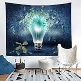 【Diseño único】: el diseño de tapiz de LHSJT es una manera maravillosa de agregar color a habitaciones, camas, techos y paredes. Utiliza impresión avanzada de alta definición y no se desvanecerá en absoluto. Agregue decoraciones interesantes a su casa, perfectas para uso en interiores y exteriores.