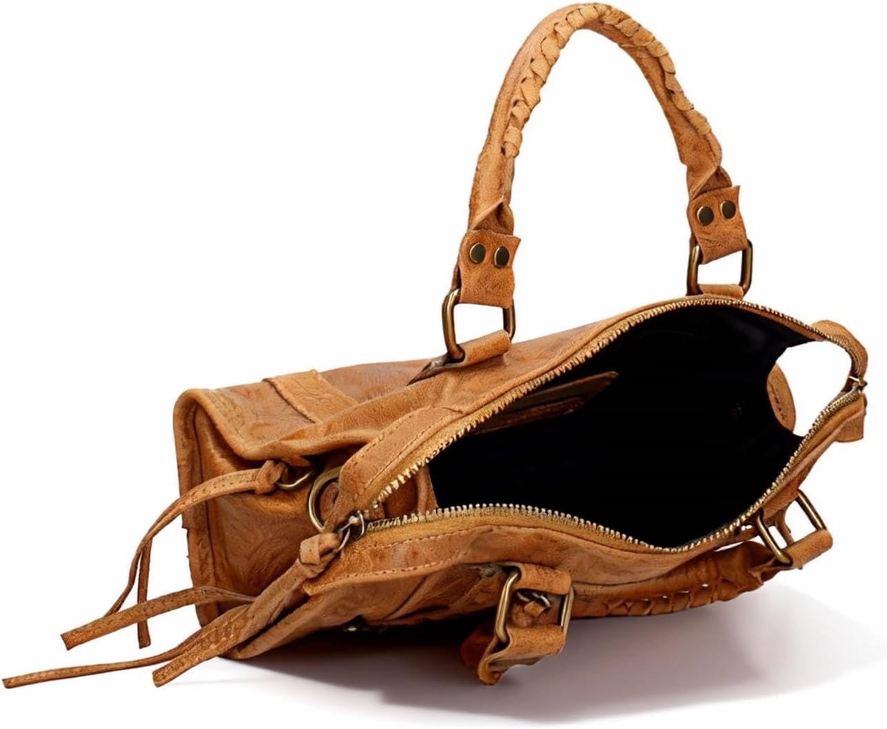 Gave Lux GLX220609123FBG Women's Suede Shoulder Bag 25 x 15 x 10 cm image 5