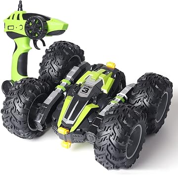 2.4G Wireless Electric RC Stunt Mountain Climbing RC Truck 4WD 360  Rotating Drift RC Buggy Rubber Large Tire RC Vehicle Teen Rc Hobby Birthday New Year Gift