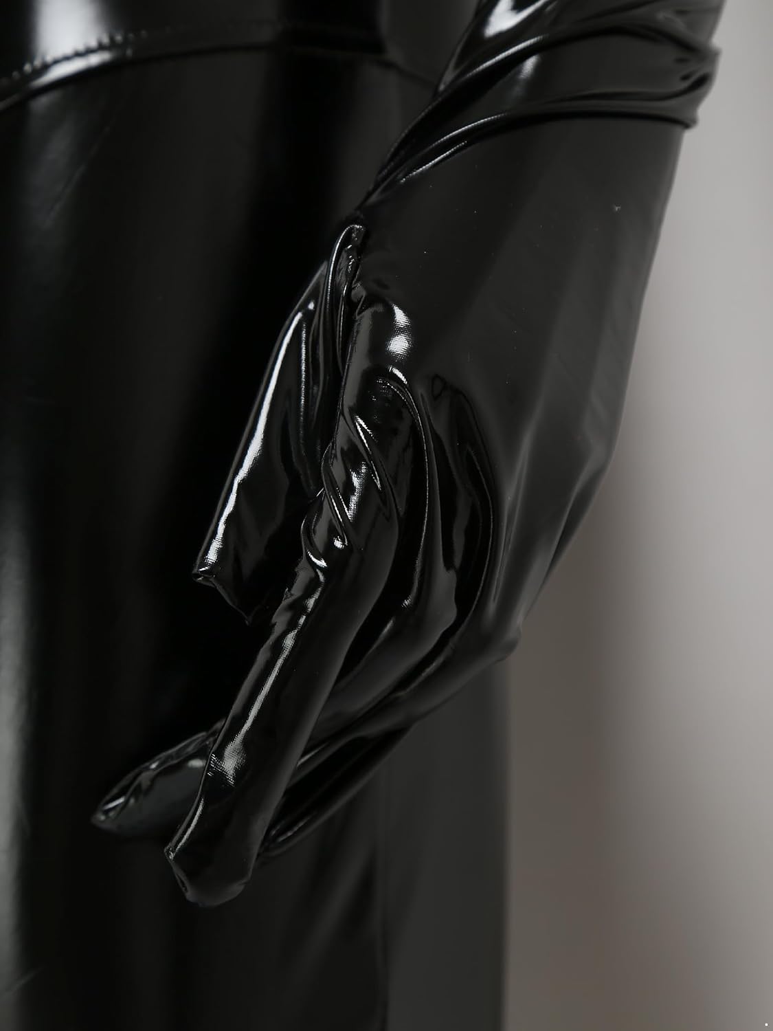 Adult Costume Catsuits for Women Full Bodysuit Faux Leather Footed Tights Jumpsuits