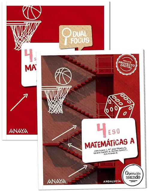 Portada de Matemáticas a 4º ESO + Dual Focus