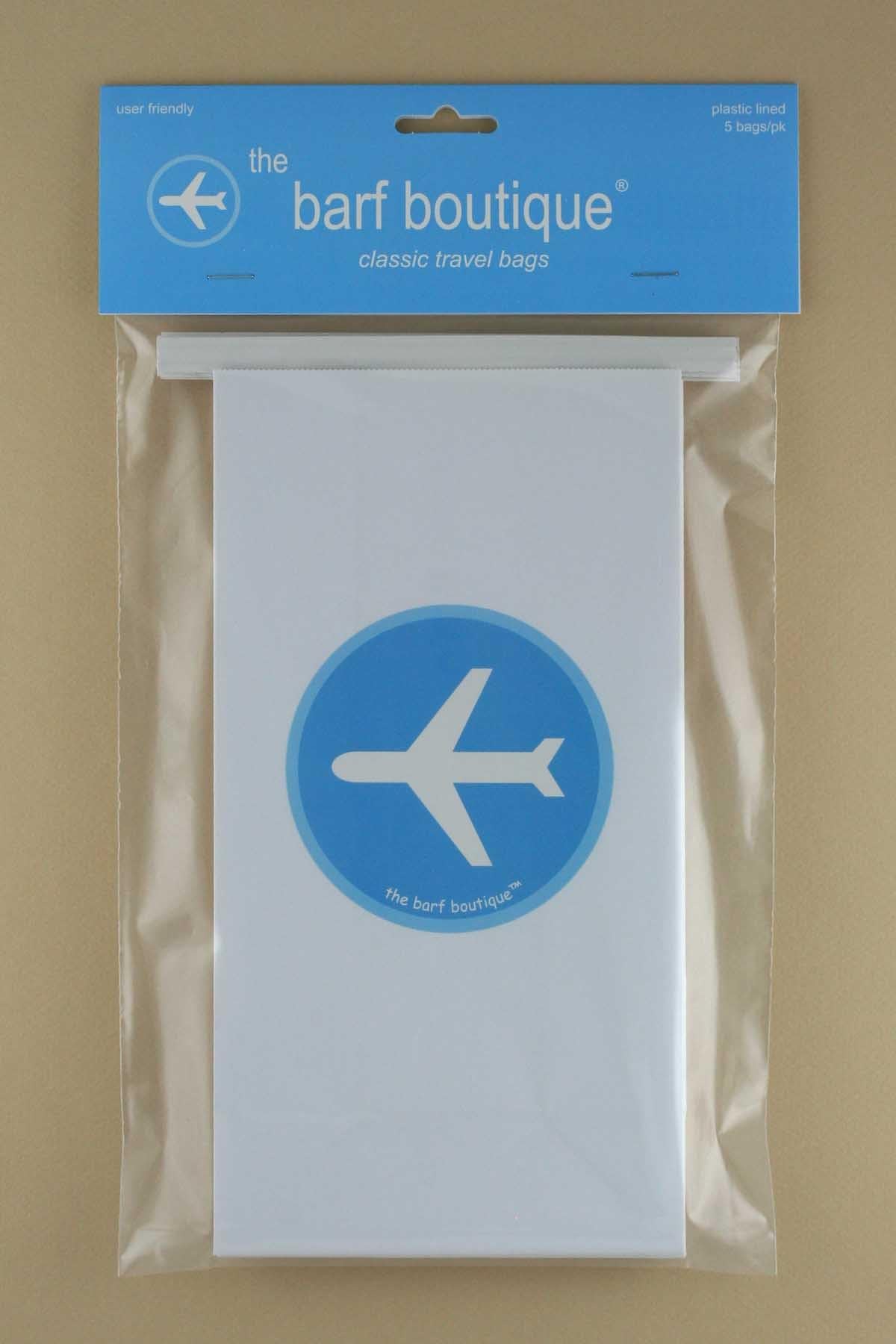 Airplane Vomit/Barf Bags - Travel/Motion/Air Sickness Bags (5/pk)