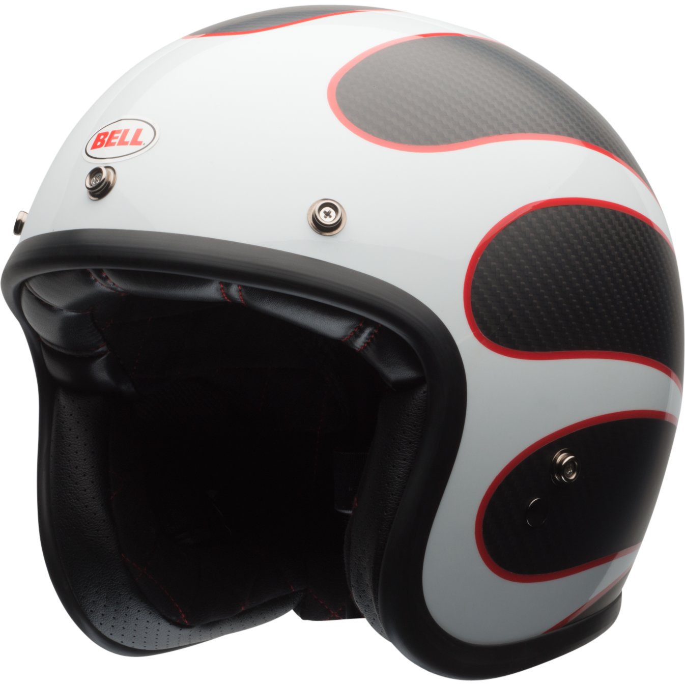 Bell Custom 500 Helmet, Carbon Ace Cafe Ton Up Black/White, Size X-Large: Buy Online at Best Price in UAE