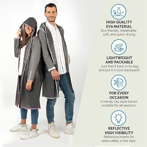 Perletti 14219 Impermeabile, Colorato, M-L Unisex-Bambini E Ragazzi - 5